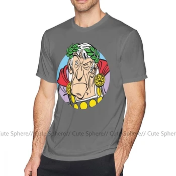 Asterix T Krekls Julius Caesar ZVAIGZNĪTI T-Krekls Smieklīgi Izdrukāt Tee Kreklu Lielgabarīta Classic Īsām Piedurknēm Kokvilnas Vīriešu T