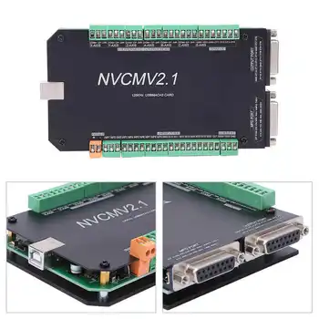 5 Axis CNC Kontrolieris MACH3 USB Interfeiss Valdes Karti Stepper Motor Mašīnu Kontroles CNC Kontrolieris Valde