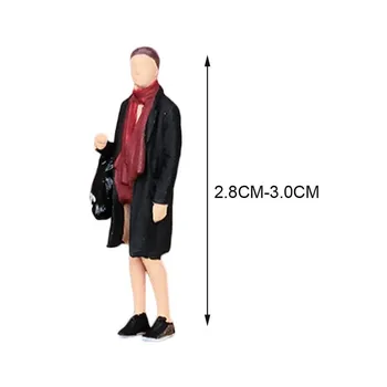 1:64 Miniatūras Darbības Rādītāji Smilšu Tabula Skatuves Rotāšanās Sievieti Džentlmenis Raksturs Soma Ainas Modelis Aksesuāri Smilšu T B7K9