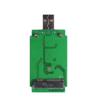 JAUNU MSATA SSD USB 3.0, Cietā Diska Kaste Pārveidotāja Adapteris Būra Ārējā Kaste #233515