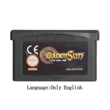 Nintendo GBA Video Spēļu Kārtridžu Konsoli Karte, Golden Sun Zaudēja Vecuma ES Versija