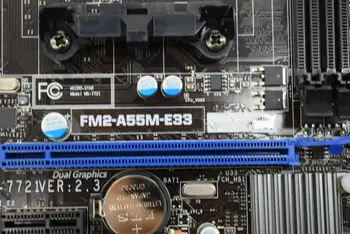 MSI FM2-A55M-E33 Socket FM2 A55 Sākotnējā Darbvirsmas Izmanto Pamatplatē DDR3 USB2.0 SATA II pieslēgvietas HDMI VGA 32GB datoru mātesplati