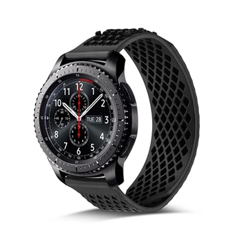 Smart Watch Band Samsung Galaxy Watc Gumijas Skatīties Joslas Watchbands Samsung Rīku S3 22mm Rokas Siksniņu Rokassprādze