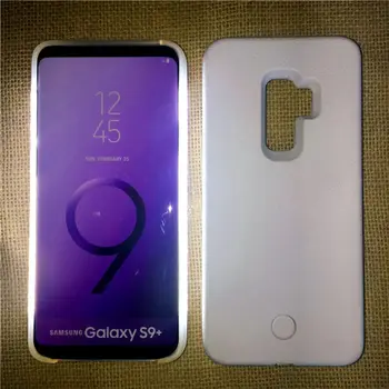 LED Zibspuldzi Telefonu Gadījumā Samsung S9 S10 Plus Spīd Gaisma Telefonu Gadījumā Galaxy S10 S8 S9 plus Samsung S6 S7 Malas