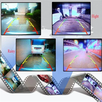 7 Collu HD Ekrānu Autostāvvieta Monitora Aizmugures Skatu Rezerves Pārskata Spogulis Monitors Kamera Auto Atpakaļgaitā, Rezerves Kameru, Autostāvvieta