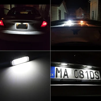 LED numura zīmju Apgaismojuma lampas Mercedes-Benz W203 4D Sedans, W209 2038200066 A2038200066 benz numura zīme Vieglie Auto auto