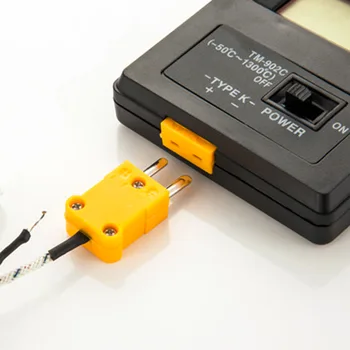 Ciparu LCD K Tipa Termometrs Temperatūras Vienu Ievades Pro Termopāri Zondes Detektora Sensors Lasītājs Metru TM 902C