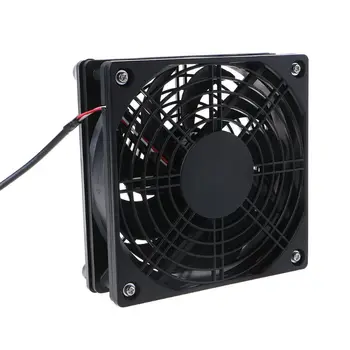 Maršrutētājs ventilatoru Siltuma izkliedi stenti PC Cooler TV Kastē Bezvadu Dzesēšanas Kluss DC 5V USB strāvas fan 120mm ar Aizsardzības neto