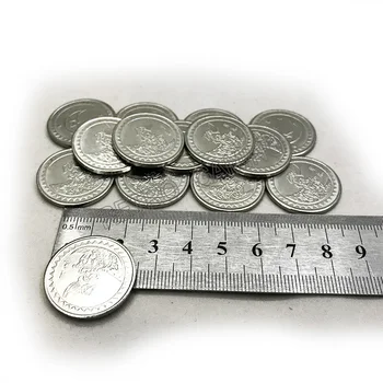 100pcs/maiss Arcade atrakciju parku 25*1.85 mm spēli mašīna monēta token Nerūsējošā tērauda token monēta, kas izgatavoti Ķīnā spēle token