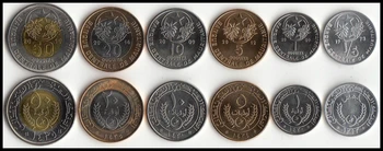 6 Gabali Uzstādīt Monētu Āfrikas Jaunu Oriģinālu Monētu Unc Kolekcionējamus Izdevums Nekustamā Reti Mauritānija monētas