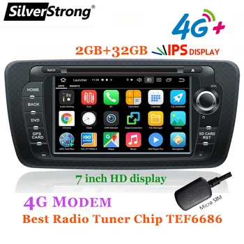SilverStrong Android10 OCTACORE 4G 64G Ibiza Automašīnu DVD Seat Ibiza IPS 7inch Android Radio Ibiza GPS ar iespēju CARPLAY