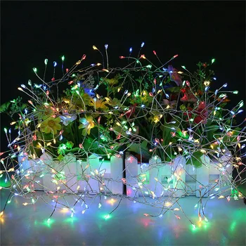 LED String Light 2M 5M Vara Stieples Plaukšķene Fariy Vainags Gaiši Kāzu Ziemassvētku Gaismas Partijas Apdare Gaismas