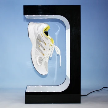 Magnētiskā Levitating Kurpes Displejs, 360 Grādu Rotējoša Peldošās Sneaker Displejs Stāvēt Tur 500g Levitation Nepilnības 20mm