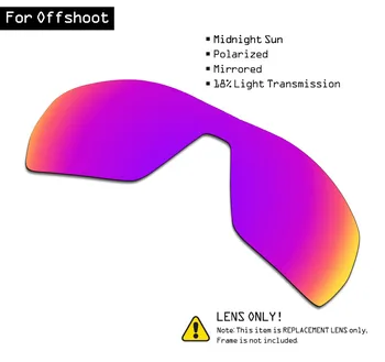 SmartVLT Polarizētās Saulesbrilles, Rezerves Lēcas Oakley Atvase - Pusnakts Saule