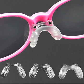 50gab bērniem mazulis silikona anti-slip stick uz deguna spilventiņi spilventiņu briļļu acu brilles