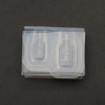 Mini Medus Burka Pelējuma Pudeli Kulons Sveķu Pelējuma Miniture Pārtikas Spēlēt Silikona Veidnes