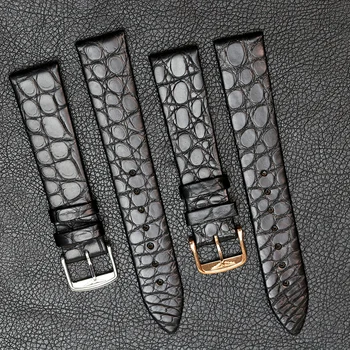 SAUPPO Krokodila Ādas piemērots Longines Klātbūtni La Grande Classique De Watchband Ultra-plānas Pulksteņu Siksniņas Band Piederumi